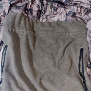 Camouflage and Olive Women's Puffer Jacket